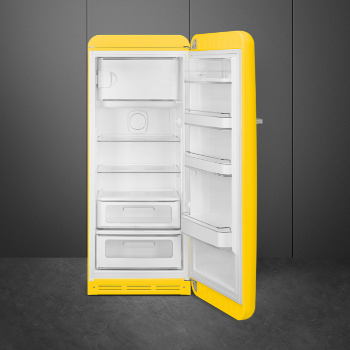 Холодильник Smeg FAB28RYW6 желтый в магазине «На диване» в Самаре  — Выгодная цена