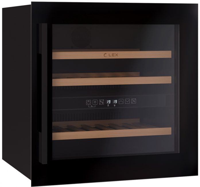 Винный шкаф Lex LWD6036BL dual zone в магазине «На диване» в Самаре  — Выгодная цена