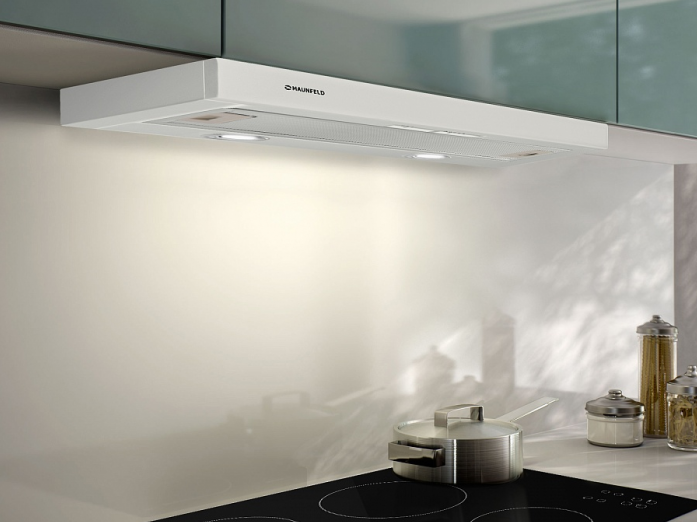 Встраиваемая вытяжка Maunfeld VS LIGHT 50 White Галоген в магазине «На диване» в Самаре  — Выгодная цена