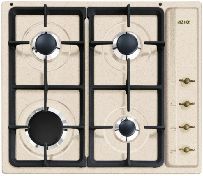 Газовая варочная панель Smeg SER 844 AV9