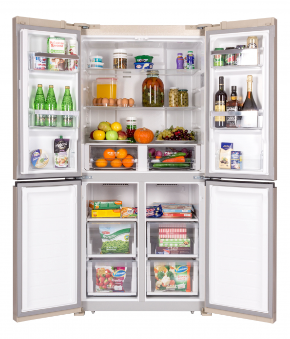 Холодильник Hiberg RFQ-490DX NFXq inverter в магазине «На диване» в Самаре  — Выгодная цена
