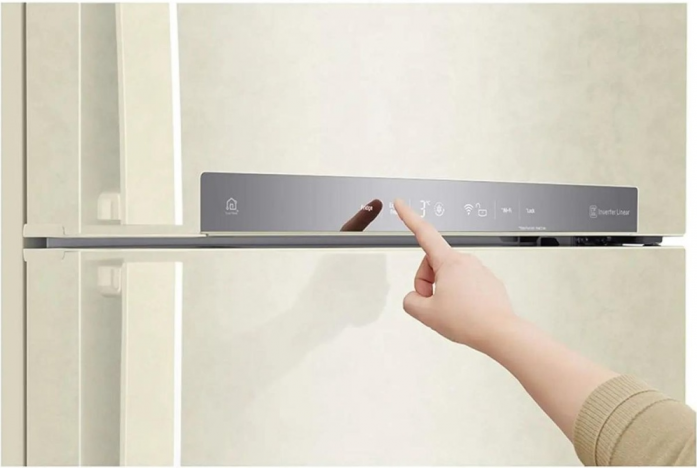 Холодильник LG GR-H802HEHL бежевый в магазине «На диване» в Самаре  — Выгодная цена