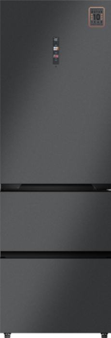 Холодильник Weissgauff WFD 450 Total NoFrost Inverter Dark Grey Built-in 433434