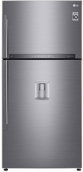 Холодильник LG GR-F802HMHU серый металлик