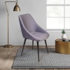 Стул НЕО ромб, поворотный на 360 градусов, бархат светло-серый 26/опора конус