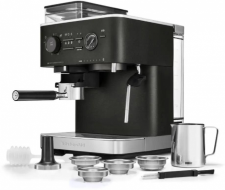 Полуавтоматическая эспрессо-машина KitchenAid 5KES6551EBK в магазине «На диване» в Самаре  — Выгодная цена